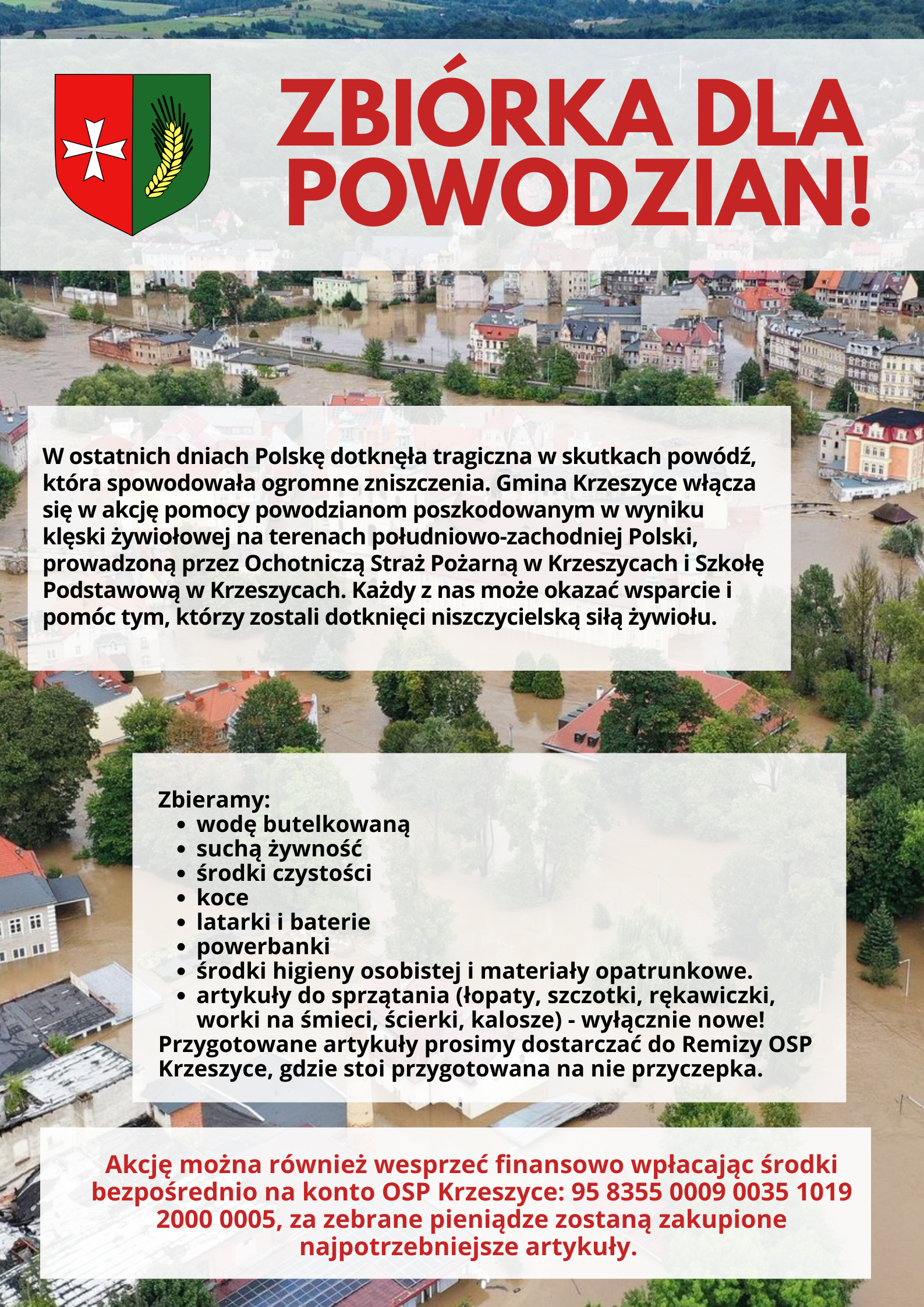 Pomoc dla powodzian